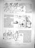 Original Old Antique Print 1879 Gsmith Elegy Death Mad Dog Illustrations 19th