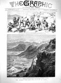 Original Old Antique Print 1879 Afghan War Cabul Cook Trench Char Asiab Siers