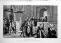 Antique Old Print 1879 Girls Procession Street Spain Walker Art Liverpool 19th