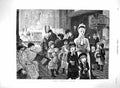 Original Old Antique Print 1879 Floral Church Service Mayfair London Children