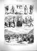 Original Old Antique Print 1880 Afghan War Lataband Camp Siers Calipash India