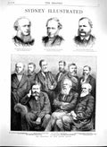 Original Old Antique Print 1880 Ministry Wales Allen Stephen Jennings Australia