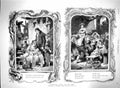 Old Antique Print 1880 Schiller Song Bell Liezen Mayer Sitz Illustration 19th
