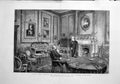Old Antique Print 1880 Prince Wales Minister Lord Beaconsfield Hughenden 0 19th