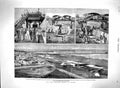Original Old Antique Print 1880 Harbour Works Madras Pier Yard Bay Bengal India
