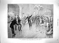 Old Antique Print 1880 Roger Coverley Dance Government Sydney Australia 19th