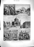 Original Old Antique Print 1880 Afghanistan Kandahar Shere Khan Char S Victorian