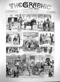 Original Old Antique Print 1880 General Election Metropolis Voting Men London