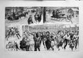 Old Antique Print 1880 Ice Skating Carnival Halifax Nova Scotia Costumes 19th