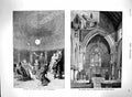 Original Old Antique Print 1880 Signor Perini Planetarium Queen Baden-Baden 19th