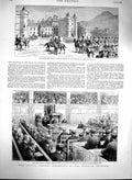 Original Old Antique Print 1880 Scotland Free Church Robertson-Smith Holyrood