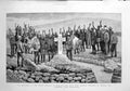 Original Old Antique Print 1880 Monument Prince Imperial Zululand Chief 19th