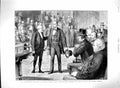 Old Antique Print 1880 Bradlaugh Captain Gosset Sergeant-At-Arms Speaker 19th