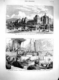 Old Antique Print 1880 Atalanta Session Westminster Dusseldorf Exhibition 19th