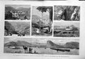 Original Old Antique Print 1880 Afghanistan Candahar Citadel Ghunzee Kooj 19th