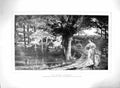 Old Antique Print 1880 Edward Fahey Fine Art Milk Maid Girl Cows Country 19th