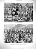 Old Antique Print 1880 Afghanistan Bolan Pass Quetta War Ghazee Fanatics 19th