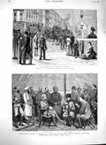 Old Antique Print 1880 Afghanistan War Stewart Griffin Cabul Fire Alarm 19th