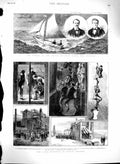 Original Old Antique Print 1880 Fatal Explosion Seaham Colliery Mining Western