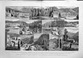 Original Old Antique Print 1880 Canada Fishing Princess Louise Prince Leop2 19th