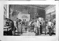 Original Old Antique Print 1880 Cluny Museum Paris France PeopleVictorian
