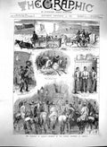 Old Antique Print 1880 Agitation Ireland Parnell Limerick O'Connel Statue 19th