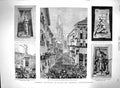 Old Antique Print 1880 General Garibaldi Milan Mentana Commemoration Bas 19th