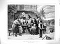 Original Old Antique Print 1880 Fine Art Staniland Victoria Cross Story Sier