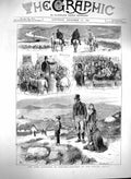 Original Old Antique Print 1880 Land Agitation Ireland Families Father O 19th