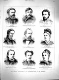 Original Old Antique Print 1880 Nihilist Petersburg Wiemar Papov Muishkin S 19th