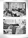 Old Antique Print 1880 Agitation Ireland Dublin War Basutoland Tambookie 19th