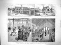Old Antique Print 1880 Textile Department Yorkshire College Leeds Weaving 19th