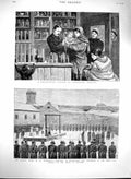 Original Old Antique Print 1880 Vaccination Ireland Nihilist Execution Kvia 19th