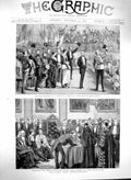 Old Antique Print 1880 England Afghanistan Lytton Roberts Merchant Taylor 19th