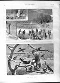Original Old Antique Print 1881 Frost London Frozen River Thames Twickenham Ice
