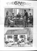 Original Old Antique Print 1881 Transvaal War Boer Life House Ostrich Natives
