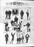 Original Old Antique Print 1881 House Commons Speaker Men London Parliament