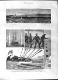 Old Antique Print 1881 Transvaal War Newcastle Ship Monarch Sailors War 19th