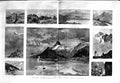Old Antique Print 1881 Lake Wakatipu Otago New Zealand Queenstown Gorge 19th
