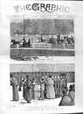 Original Old Antique Print 1881 Assassination Czar Russia Michael Palace Army