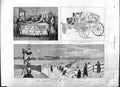 Old Antique Print 1881 Assassination Czar Russia Imperial Coffin Carriage 19th