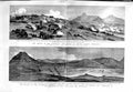 Old Antique Print 1881 Transvaal General Colley Camp Battle Majuba War 19th