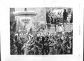 Original Old Antique Print 1881 Fine Art Scene Carnival Ball Costumes Dance