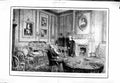 Original Old Antique Print 1881 Earl Beaconsfield Hughenden Manor Queen 19th