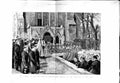 Old Antique Print 1881 Funeral Earl Beaconsfield Procession Vault Grave 19th