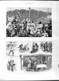 Original Old Antique Print 1881 Russia Gatschina Easter May-Day Worsley Man 19th