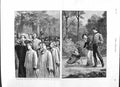 Old Antique Print 1881 Rogation Day Beating Bounds Mother Baby Policeman 19th