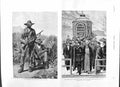 Original Old Antique Print 1881 Transvaal War Boer Czar Petersburg Shrine Men