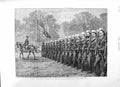 Old Antique Print 1881 Royal Naval Volunteers Review Sailors War Fine Art 19th