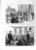 Old Antique Print 1881 Brighton Railway Percy Mapleton Kensington Guilds 19th